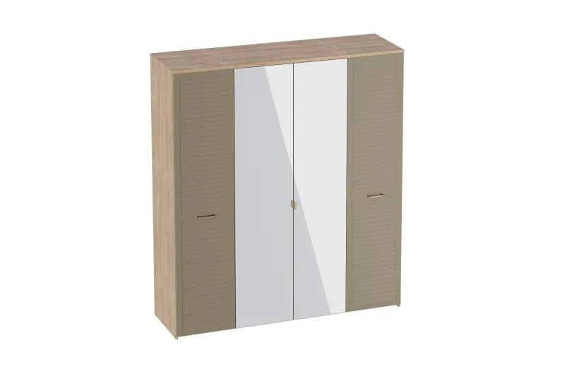 Спальный гарнитур "Гавана" композиция #5 Светло-серый