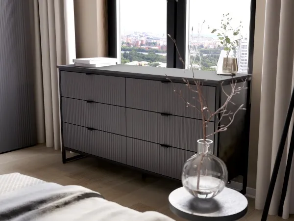 Комод 6 ящ "Нора" спальня