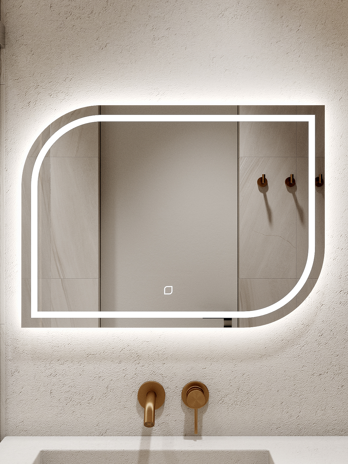 Зеркало навесное Z-17 с подсветкой Зеркало навесное Z-17 с подсветкой