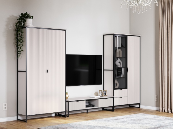 Тумба 2 ящика "Нора" гостиная Персидский жемчуг Тумба 2 ящика "Нора" гостиная Персидский жемчуг