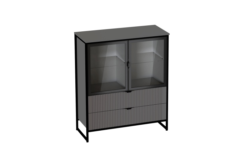 Тумба 2 дв 2 ящ "Нора" гостиная Графит Тумба 2 дв 2 ящ "Нора" гостиная Графит